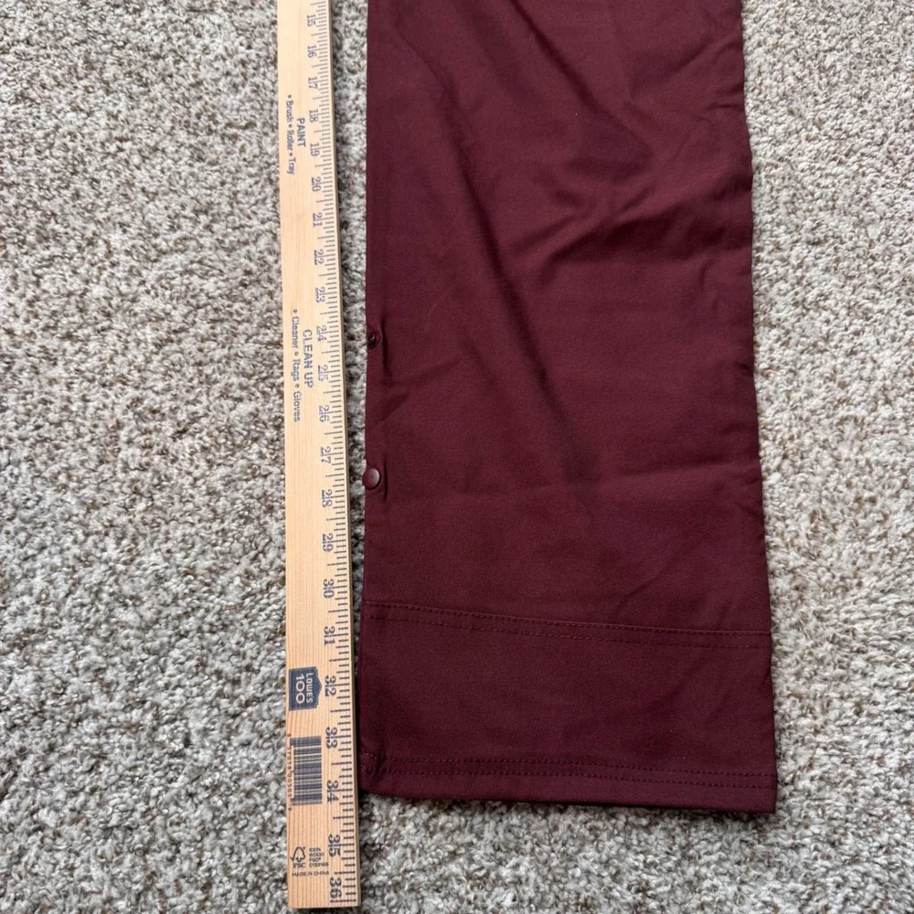 PrAna 42x34 Stretch Zion Slim Fit Tapered Leg Cargo Pants Cacao Red Performance‎